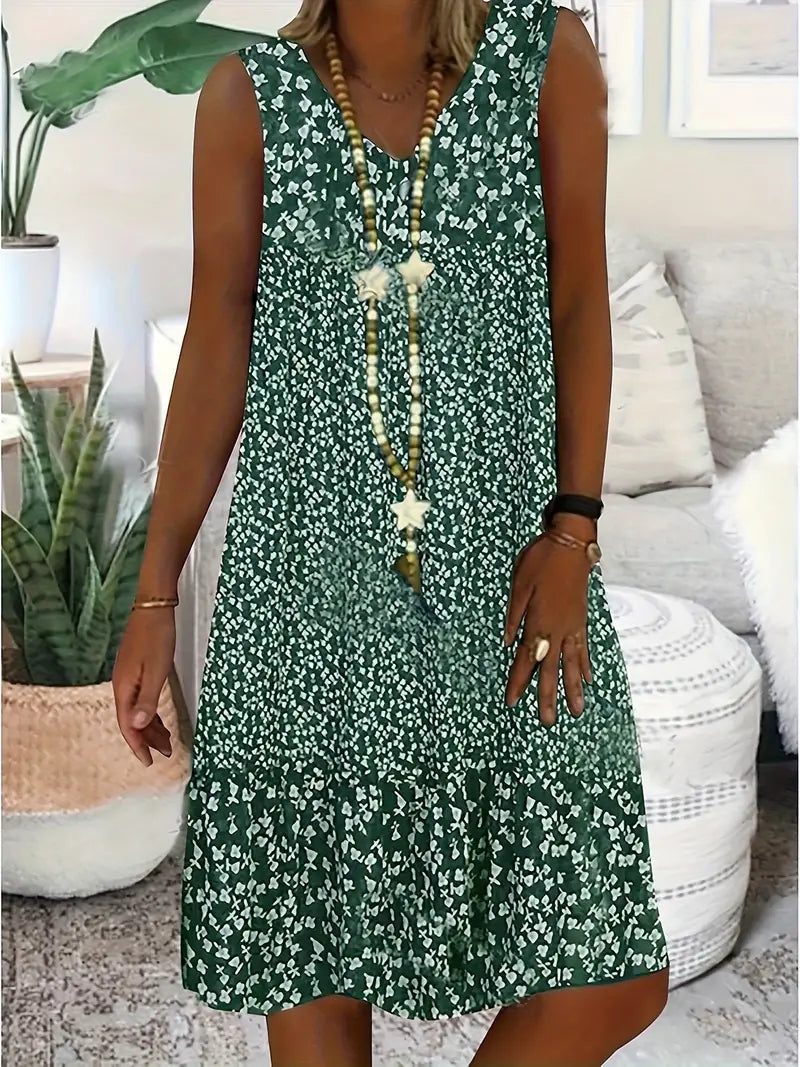 Nicole | Elegant Tiered Midi Dress - Picela