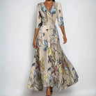 Nicole | Elegant Wrap Maxi Dress - Picela
