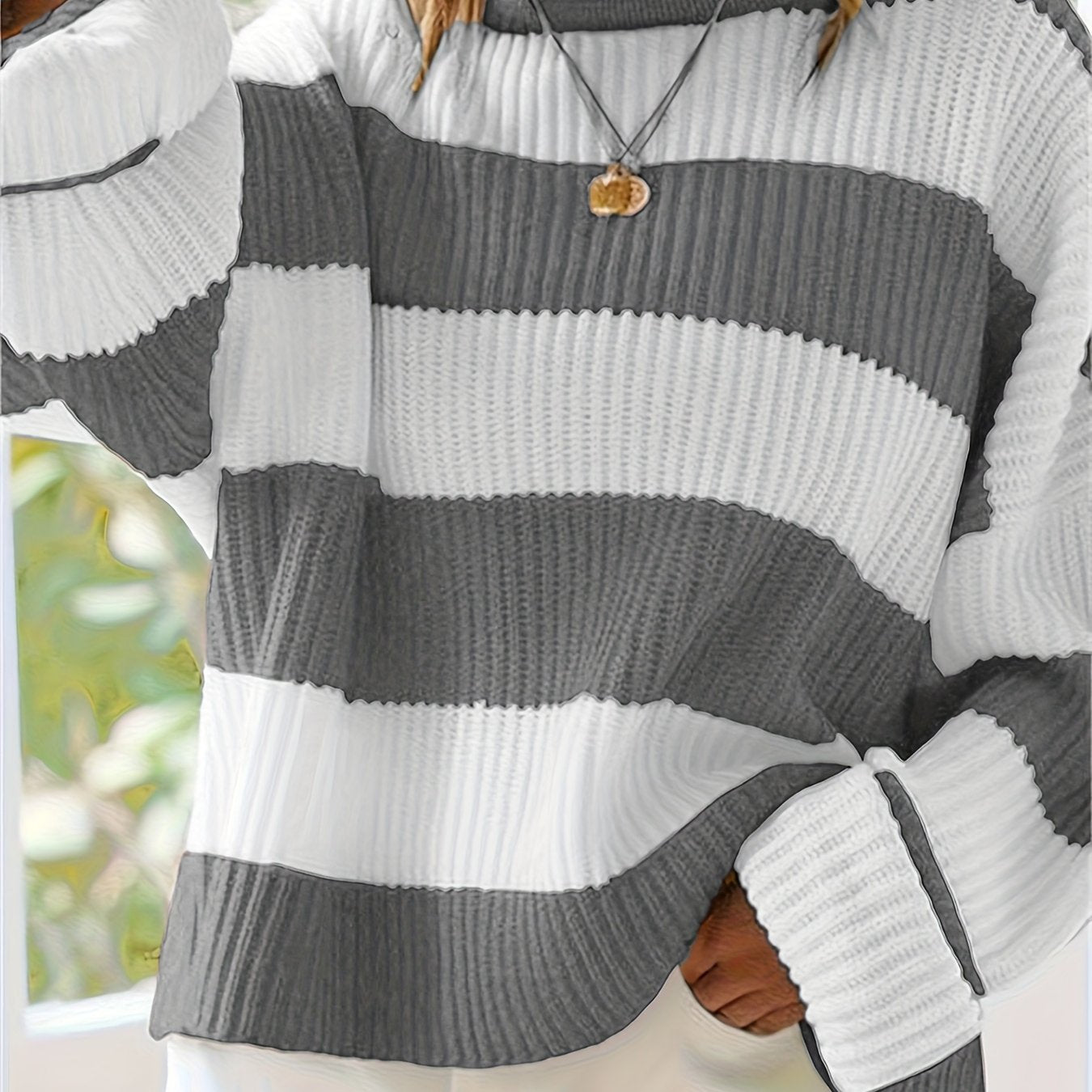Nicole | Stylish Striped Sweater - Picela