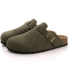 Heather | Comfortable Suede Buckle Sandals