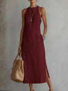 Christine | Elegant Lace-Trim Midi Dress