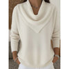 Heather | Elegant Cowl-Neck Knit Sweater