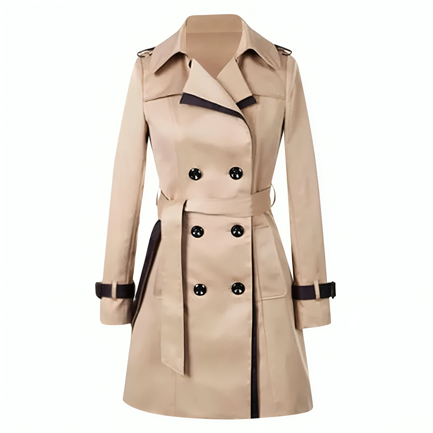 Rachel | Elegant Belted Trench Coat - Picela