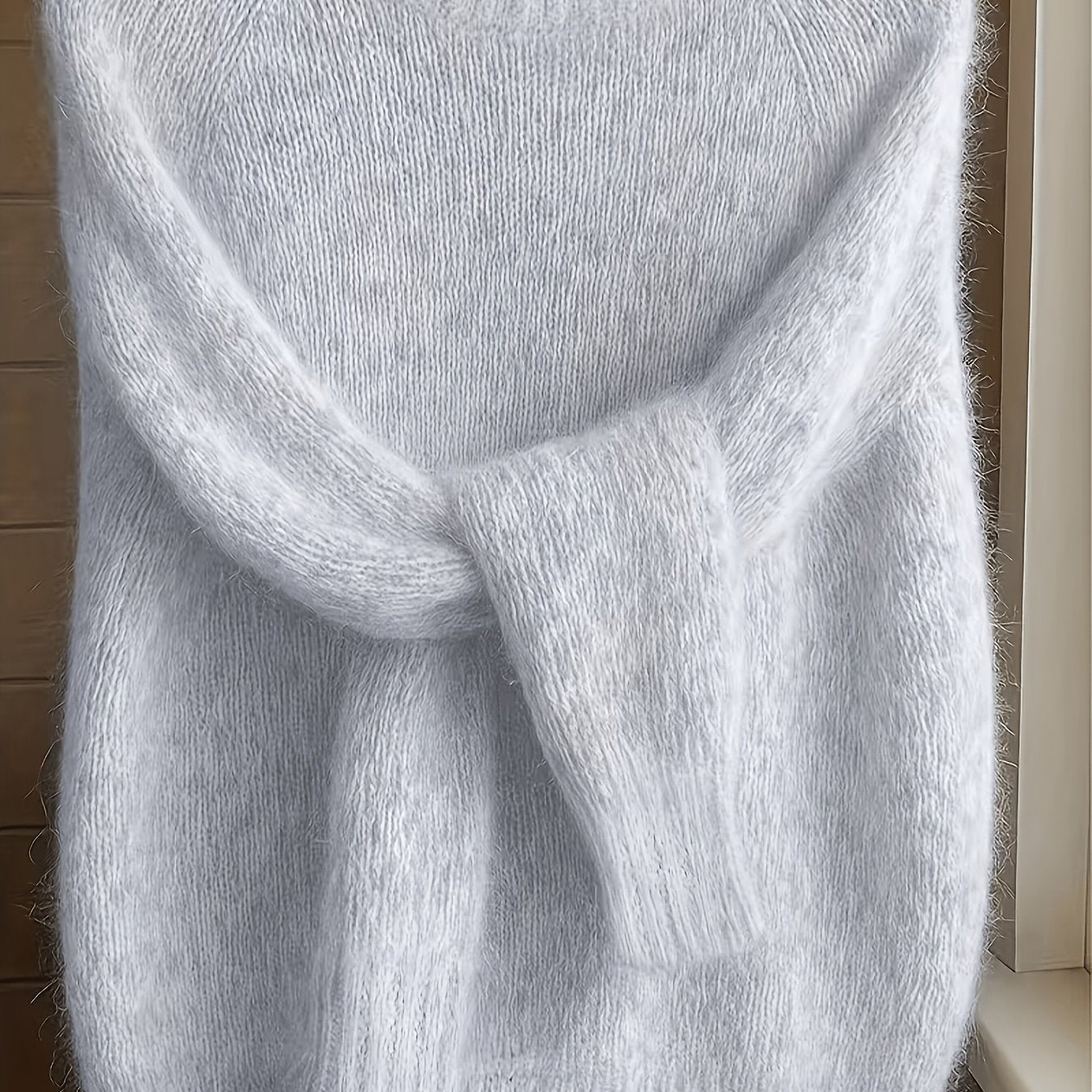 Rachel | Soft Fuzzy Crewneck Sweater - Picela