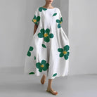 Rachel | Stylish Graphic Maxi Dress - Picela