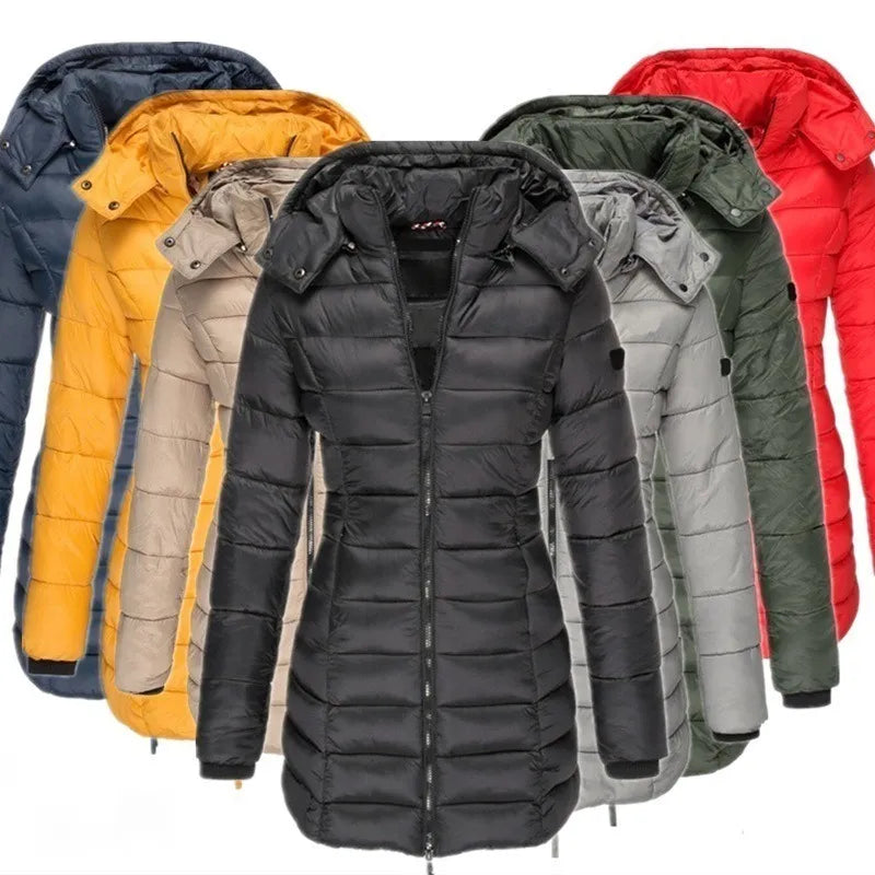 Rebecca | Cozy Quilted Hooded Coat - Picela
