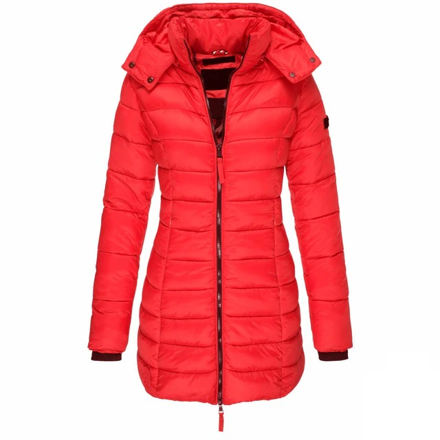 Rebecca | Cozy Quilted Hooded Coat - Picela