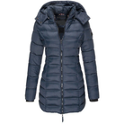 Rebecca | Cozy Quilted Hooded Coat - Picela