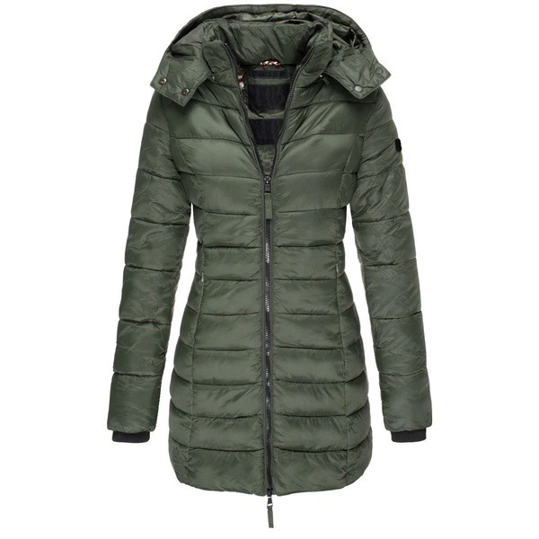 Rebecca | Cozy Quilted Hooded Coat - Picela