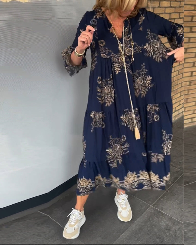 Rebecca | Elegant Tiered Maxi Dress - Picela
