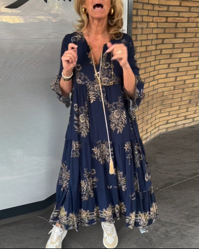 Rebecca | Elegant Tiered Maxi Dress - Picela
