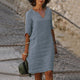 Flowy Linen Midi Dress for Women