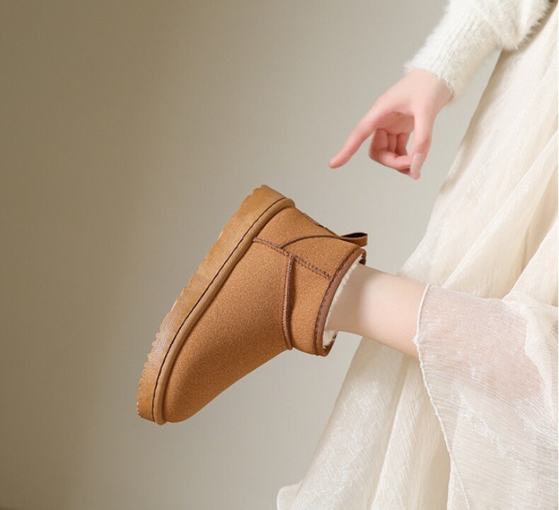 Samantha | Comfortable Suede Fur-Lined Boots - Picela