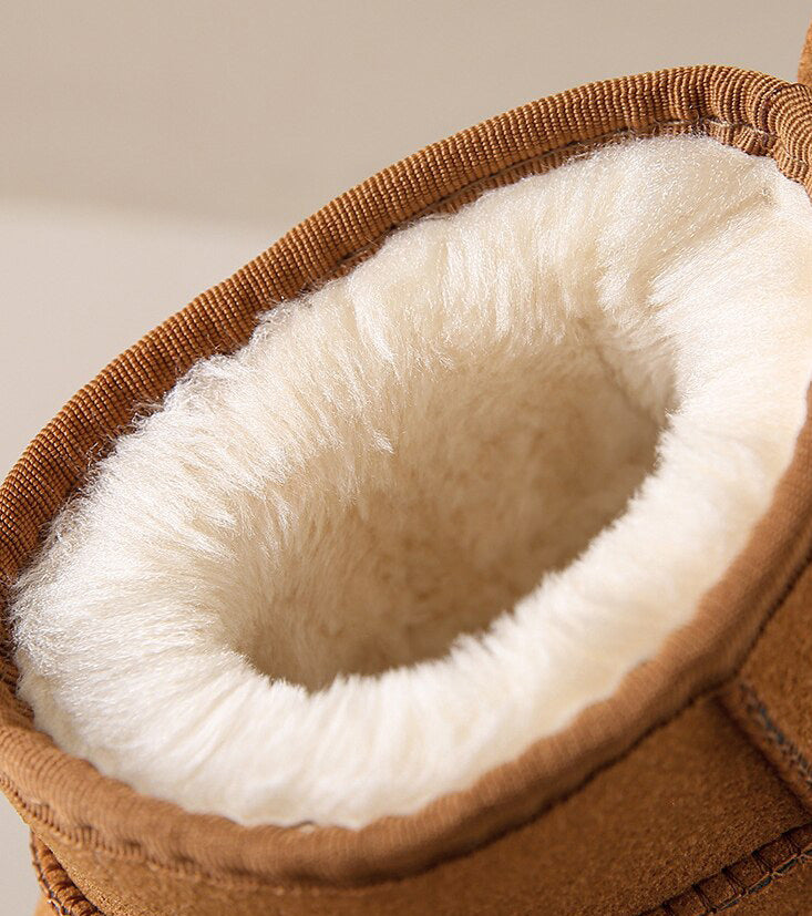Samantha | Comfortable Suede Fur-Lined Boots - Picela
