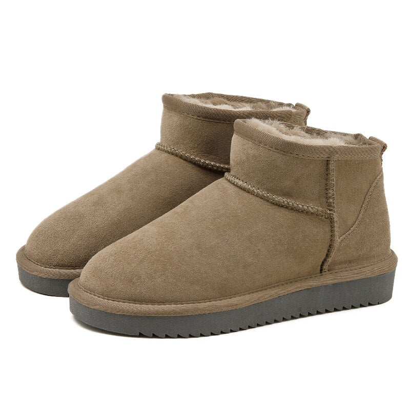Samantha | Comfortable Suede Fur-Lined Boots - Picela