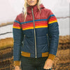 Samantha | Cozy Striped Puffer Jacket - Picela