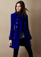 Sarah | Elegant Double-Breasted Tailored Coat - Picela