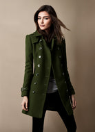 Sarah | Elegant Double-Breasted Tailored Coat - Picela