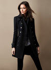 Sarah | Elegant Double-Breasted Tailored Coat - Picela