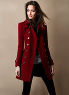Sarah | Elegant Double-Breasted Tailored Coat - Picela