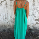 Sarah | Feminine Trim Maxi Dress - Picela