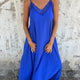 Feminine Lace Trim Maxi Dress for Women