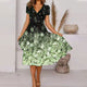 Feminine Floral Midi Dress for Women