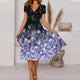 Feminine Floral Midi Dress for Women