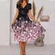 Feminine Floral Midi Dress for Women