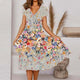 Feminine Floral Midi Dress for Women
