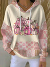 Rachel | Stylish Patchwork Graphic Hoodie