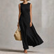 Elegant Asymmetrical Sleeveless Maxi Dress for Women