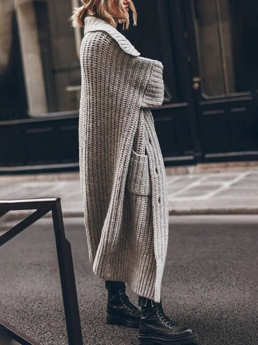 Stephanie | Cozy Chunky Longline Cardigan - Picela