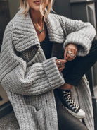 Stephanie | Cozy Chunky Longline Cardigan - Picela