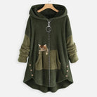 Stephanie | Cozy Fleece Hooded Cardigan - Picela