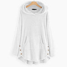 Stephanie | Cozy Fleece Hooded Cardigan - Picela