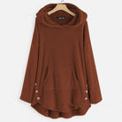 Stephanie | Cozy Fleece Hooded Cardigan - Picela