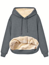 Stephanie | Cozy Sherpa-Lined Fleece Hoodie - Picela