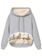 Stephanie | Cozy Sherpa-Lined Fleece Hoodie - Picela