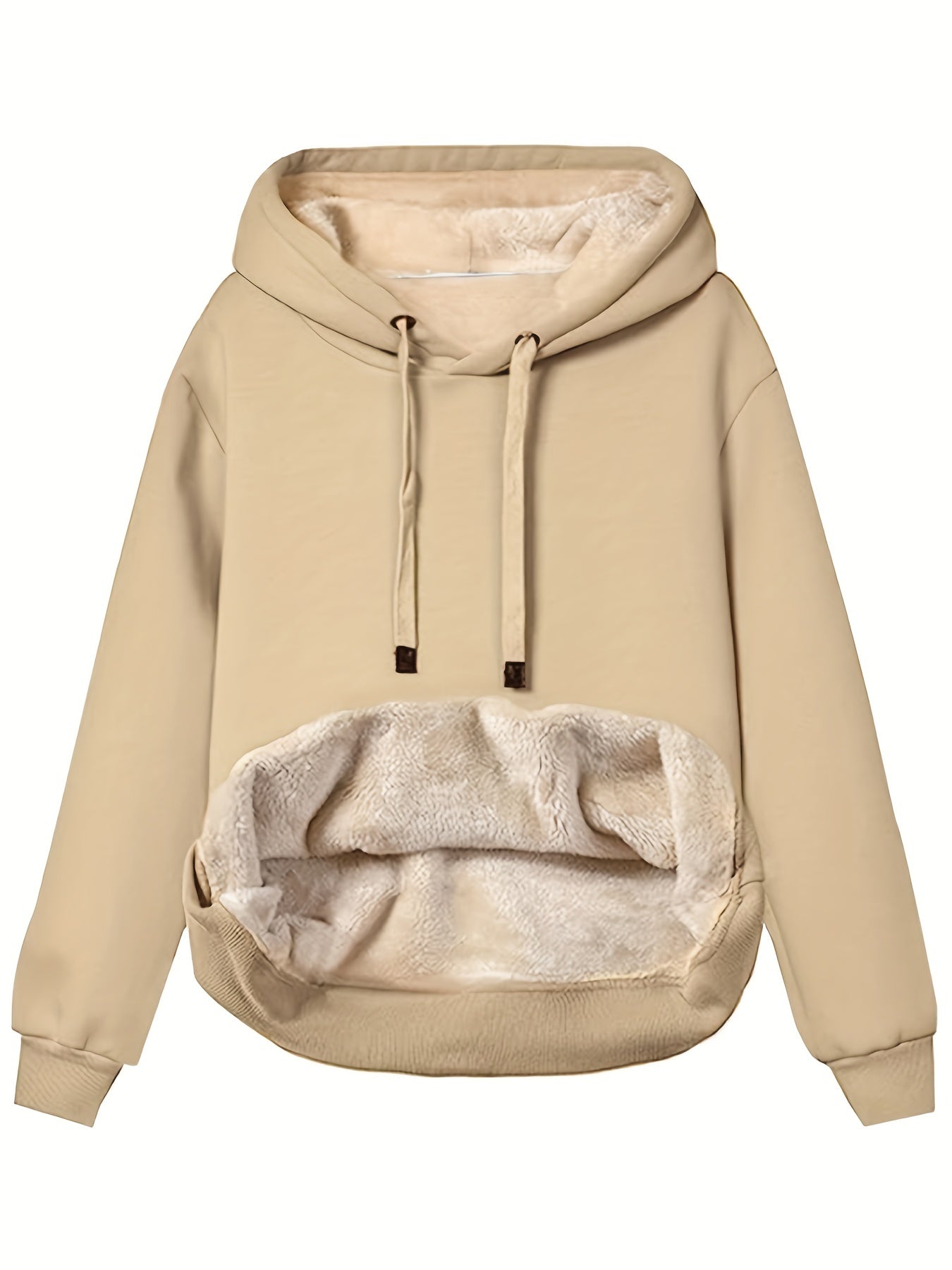 Stephanie | Cozy Sherpa-Lined Fleece Hoodie - Picela
