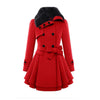 Stephanie | Elegant Fur-Collar Belted Coat - Picela