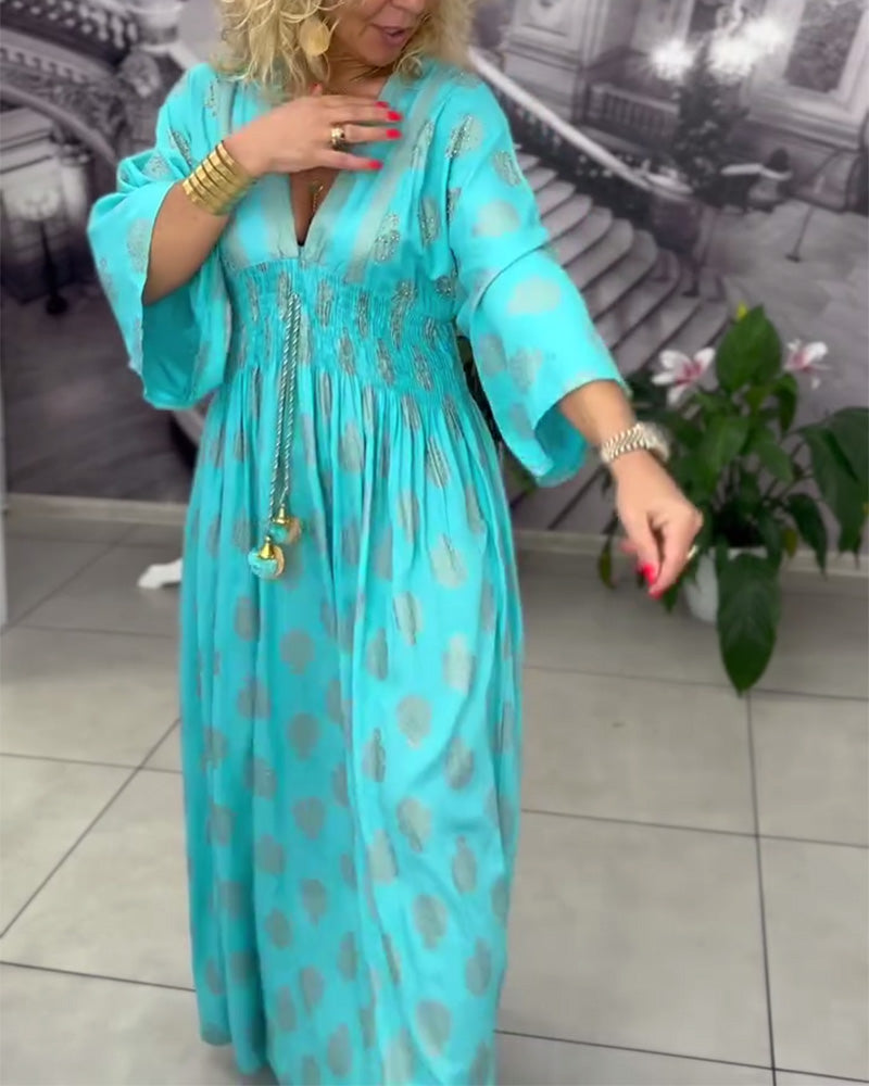 Stephanie | Elegant Kaftan Maxi Dress - Picela