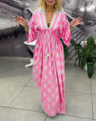 Stephanie | Elegant Kaftan Maxi Dress - Picela