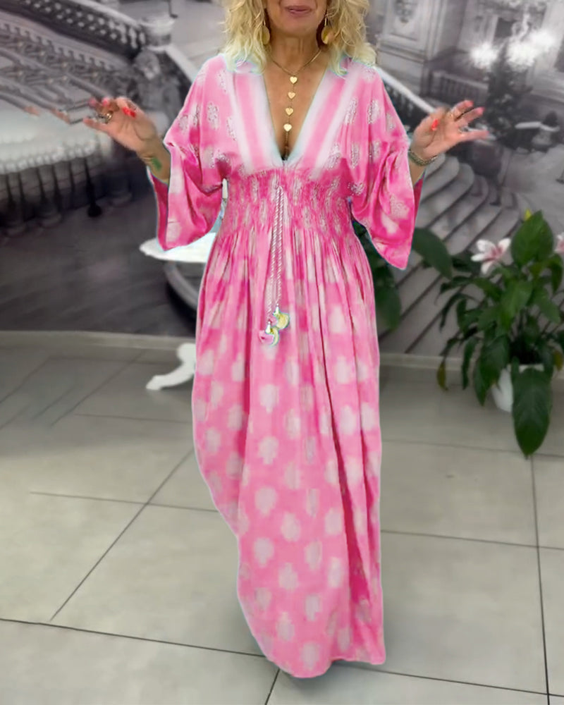Stephanie | Elegant Kaftan Maxi Dress - Picela