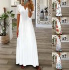 Stephanie | Feminine Button Maxi Dress - Picela