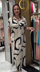Stephanie | Stylish Belted Maxi Dress - Picela