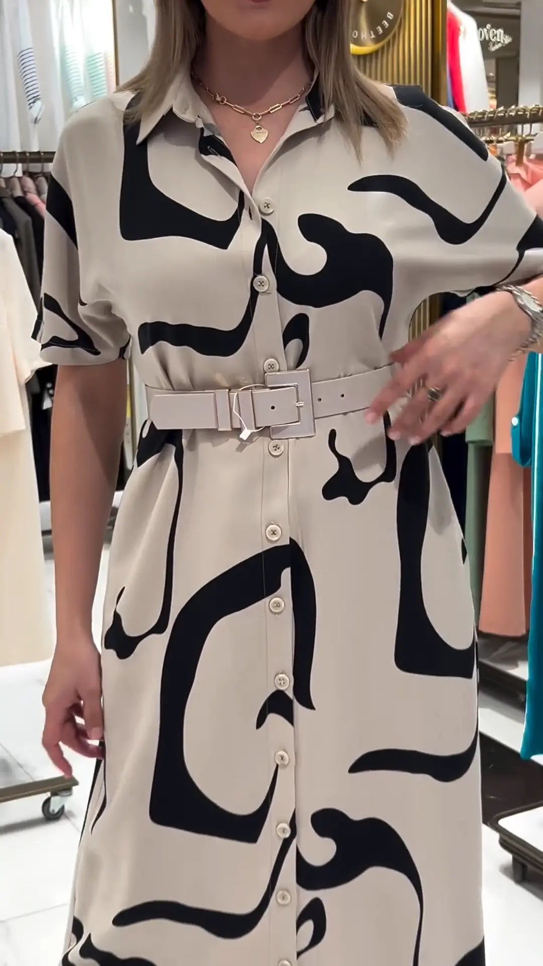 Stephanie | Stylish Belted Maxi Dress - Picela