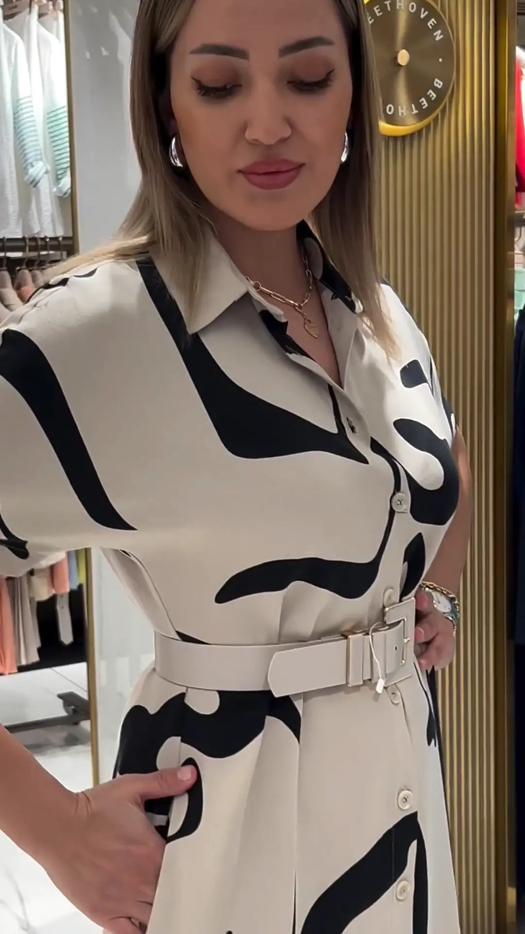Stephanie | Stylish Belted Maxi Dress - Picela