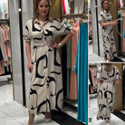 Stephanie | Stylish Belted Maxi Dress - Picela