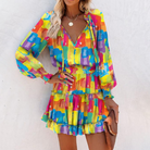 Stephanie | Stylish Ruffled Mini Dress - Picela